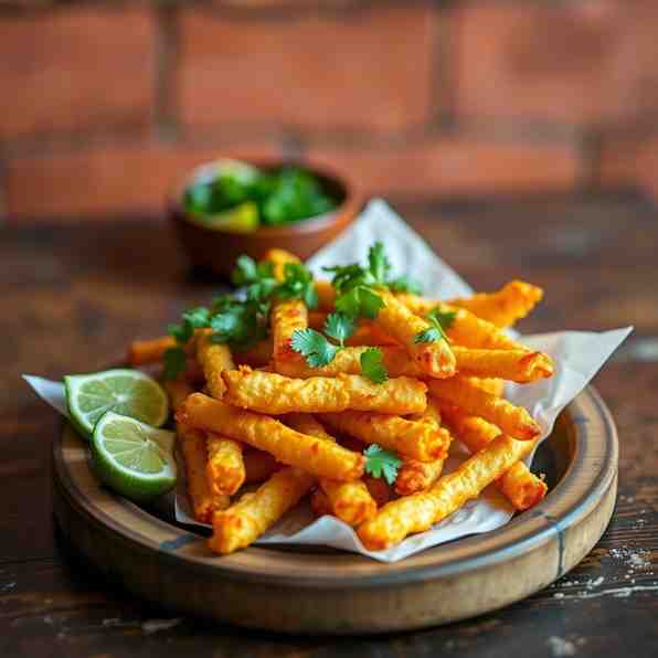 Crispy Yuca Fries - Salvadoran Snack